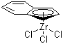 structure of CAS# 82161-76-0, Indenylzirconium(IV) trichloride