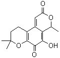 暗褐菌素分子结构 (CAS 83-85-2)