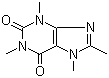 结构式 CAS# 832-66-6, 1,3,7,8-四甲基黄嘌呤