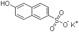 structure of CAS# 833-66-9, 2-Naphthol-6-sulfonic acid potassium salt