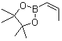 结构式 CAS# 83947-59-5, ((Z)-1-丙烯基)-硼酸频哪醇酯