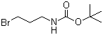 结构式 CAS# 83948-53-2, N-Boc-3-氨基丙基溴; N-(3-溴丙基)氨基甲酸叔丁酯