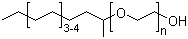 structure of CAS# 84133-50-6, C12-C14 Secondaryalcohols ethoxylated