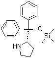 结构式 CAS# 848821-58-9, (S)-(-)-alpha,alpha-二苯基-2-吡咯烷甲醇三甲基硅基醚