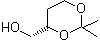 结构式 CAS# 85287-64-5, (4S)-2,2-二甲基-1,3-二噁烷-4-甲醇