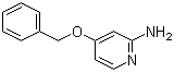 structure of CAS# 85333-26-2, 4-(Benzyloxy)pyridin-2-amine;2-Amino-4-(benzyloxy)pyridine
