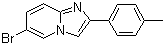 结构式 CAS# 858516-70-8, 6-溴-2-(4-甲基苯基)咪唑并[1,2-a]吡啶