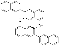 结构式 CAS# 863659-89-6, (1'S)-[2,3':1',1'':3'',2'''-四联萘]-2',2''-二醇