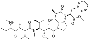 结构式 CAS# 863971-12-4, MMAF-Ome