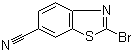 结构式 CAS# 864265-77-0, 2-溴-6-苯并噻唑甲腈