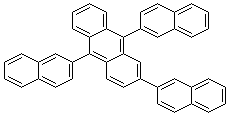 结构式 CAS# 865435-18-3, 2,9,10-三(2-萘基)蒽