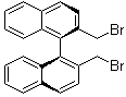 结构式 CAS# 86631-56-3, (R)-2,2'-双(溴甲基)-1,1'-联萘