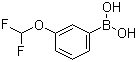 结构式 CAS# 866607-09-2, 间二氟甲氧基苯硼酸