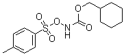 structure of CAS# 869111-41-1, [[(4-Methylphenyl)sulfonyl]oxy]carbamic acid cyclohexylmethyl ester