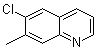 structure of CAS# 86984-27-2, 6-Chloro-7-methylquinoline