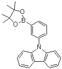 structure of CAS# 870119-58-7, 9-(3-(4,4,5,5-Tetramethyl-1,3,2-dioxaborolan-2-yl)phenyl)carbazole