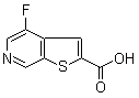 structure of CAS# 870235-46-4, 4-Fluorothieno[2,3-c]pyridine-2-carboxylic acid