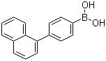 structure of CAS# 870774-25-7, 4-(1-Naphthyl)phenylboronic acid