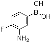 structure of CAS# 873566-75-7, 3-Amino-4-fluorophenylboronic acid