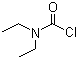 structure of CAS# 88-10-8, Diethylcarbamyl chloride;Diethylcarbamoyl chloride