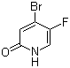 structure of CAS# 884495-01-6, 4-Bromo-5-fluoro-1H-pyridin-2-one;4-Bromo-5-fluoro-2(1H)-pyridinone