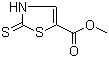 结构式 CAS# 885685-70-1, 2-巯基噻唑-5-甲酸甲酯