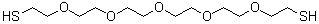 structure of CAS# 89141-22-0, 3,6,9,12,15-Pentaoxaheptadecane-1,17-dithiol