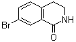 结构式 CAS# 891782-60-8, 7-溴-3,4-二氢-2H-异喹啉-1-酮