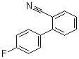 结构式 CAS# 89346-55-4, 4'-氟[1,1'-联苯]-2-甲腈