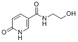 structure of CAS# 896133-95-2, Nicorandil Impurity 5;N-(2-Hydroxyethyl)-6-oxo-1,6-dihydropyridine-3-carboxamide