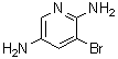 结构式 CAS# 896160-69-3, 3-溴-2,5-吡啶二胺