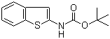 结构式 CAS# 89673-36-9, 苯并噻吩-2-氨基甲酸叔丁酯