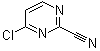 structure of CAS# 898044-48-9, 4-Chloro-2-pyrimidinecarbonitrile