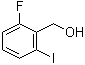 结构式 CAS# 911825-94-0, 2-氟-6-碘苄醇