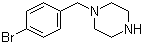 结构式 CAS# 91345-62-9, 1-(4-溴苄基)哌嗪