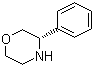 结构式 CAS# 914299-79-9, (S)-3-苯基吗啉