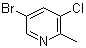 结构式 CAS# 914358-72-8, 5-溴-3-氯-2-甲基吡啶