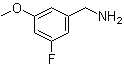 结构式 CAS# 914465-85-3, 3-氟-5-甲氧基苯甲胺