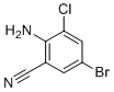 structure of CAS# 914636-86-5, 2-Amino-5-bromo-3-chlorobenzonitrile