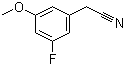 结构式 CAS# 914637-31-3, 3-氟-5-甲氧基苯乙腈