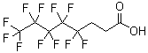 结构式 CAS# 914637-49-3, 4,4,5,5,6,6,7,7,8,8,8-十一氟辛酸