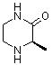 结构式 CAS# 922178-61-8, (R)-3-甲基哌嗪-2-酮