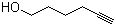 structure of CAS# 928-90-5, 5-Hexyn-1-ol