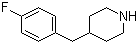 结构式 CAS# 92822-02-1, 4-(4'-氟苄基)哌啶