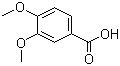 3,4-Dimethoxybenzoic acid  molecular structure (CAS 93-07-2)