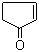 structure of CAS# 930-30-3, 2-Cyclopentenone;2-Cyclopenten-1-one