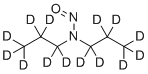 结构式 CAS# 93951-96-3, N-亚硝基二丙胺-d14