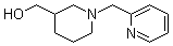 structure of CAS# 939986-40-0, 1-(2-Pyridinylmethyl)-3-piperidinemethanol