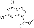 structure of CAS# 940284-55-9, Methyl 5,7-dichloropyrazolo[1,5-a]pyrimidine-3-carboxylate