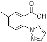 结构式 CAS# 956317-36-5, 5-甲基-2-(2H-1,2,3-三唑-2-基)苯甲酸